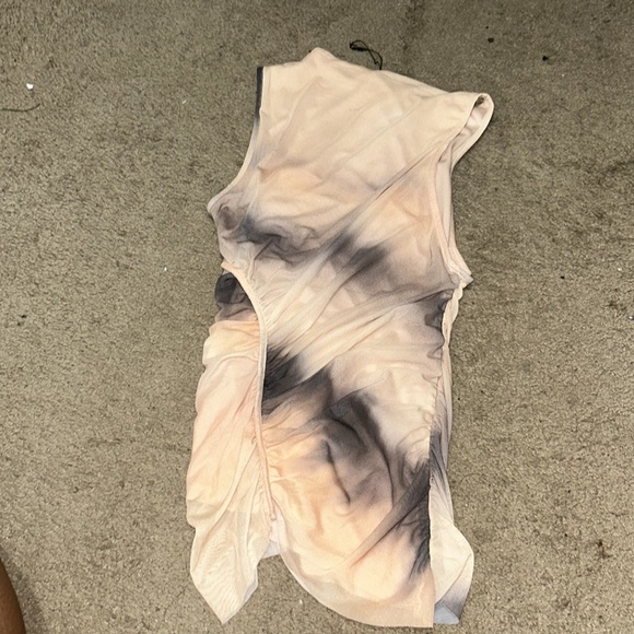 Zara Peach and Gray Tank Top - Picture 3 of 3